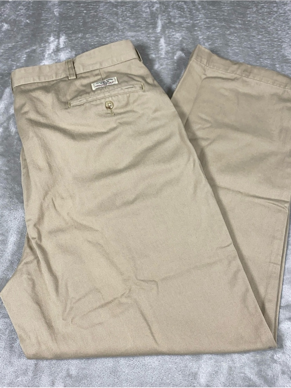 Polo Ralph Lauren Men's Khaki Double pleated beige size 38x29 “Andrew” pants